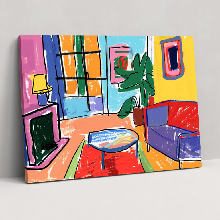 Henri Matisse Interior Scene Wall Decoration - Henri Matisse, Henri Matisse, Canvas Wall Art, Canvas