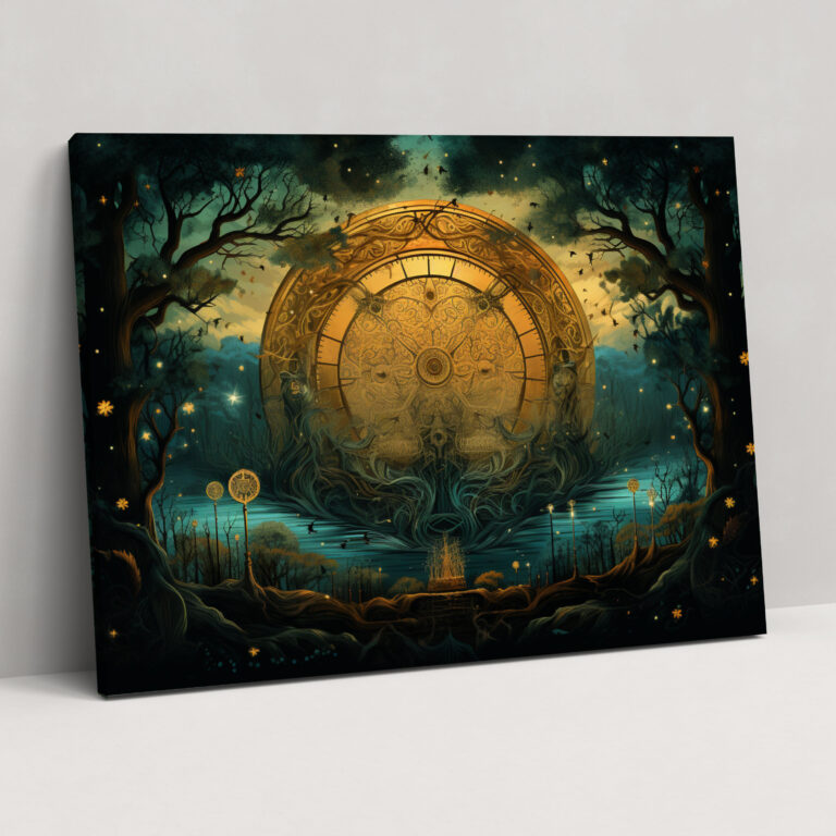 Horoscope Mystical Forest Canvas Print - Horoscope, Earthy Tones, Horoscope, Canvas