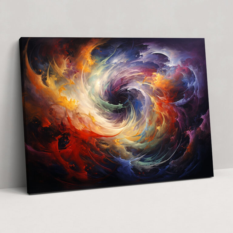 Horoscope Abstract Zodiac Signs Canvas Print - Horoscope, Wall Art, Zodiac Signs, Whirlwind Of Colors
