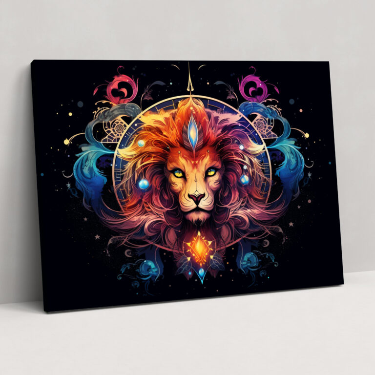 Horoscope Wall Art - Horoscope, Canvas Wall Art, Cosmic Burst, Wall Art