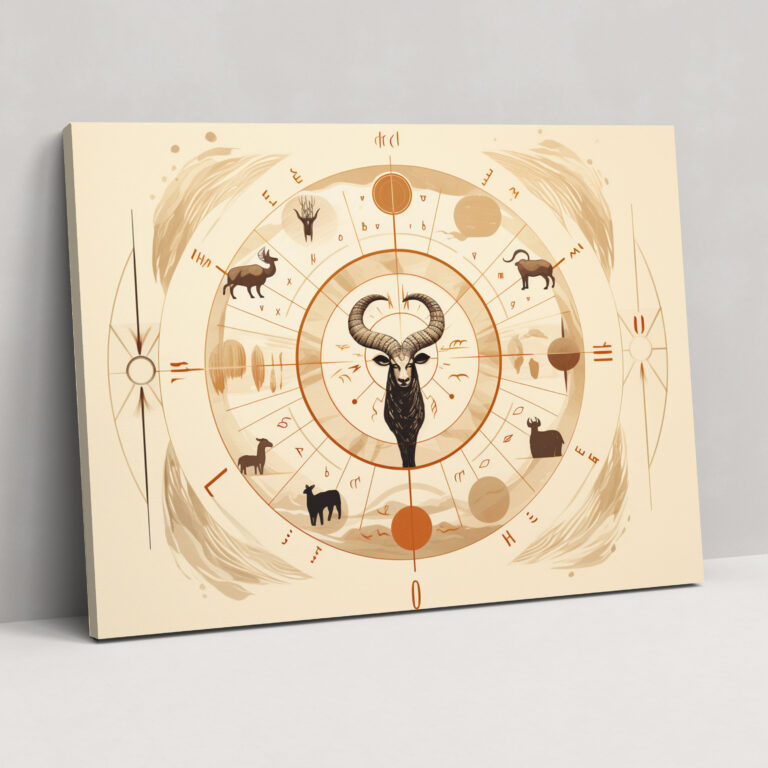 Horoscope Canvas Print - Horoscope, Modern, Canvas Wall Art, Wall Art