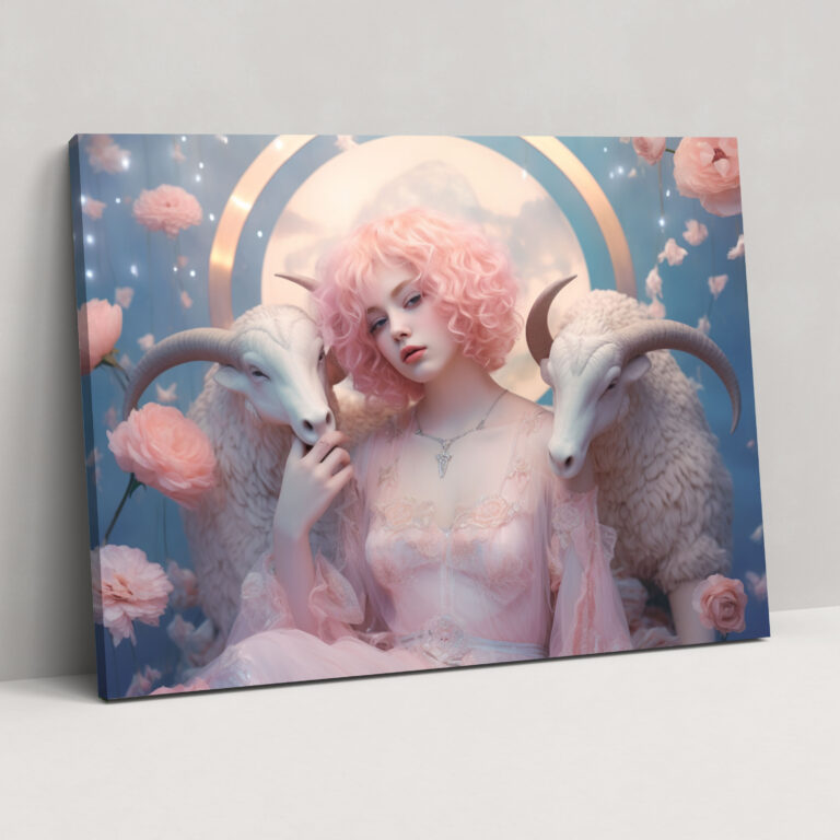 Dreamy Horoscope Wall Art - Horoscope, Canvas Wall Art, Serene Ambiance, Wall Decoration