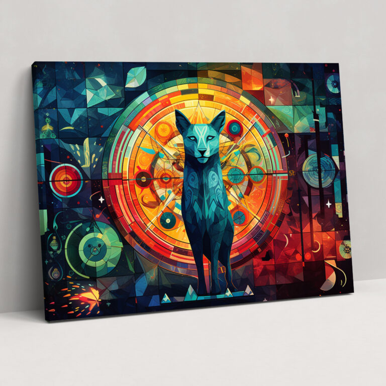 Horoscope Canvas Wall Art - Horoscope, Horoscope, Geometric Abstraction, Vibrant Colors