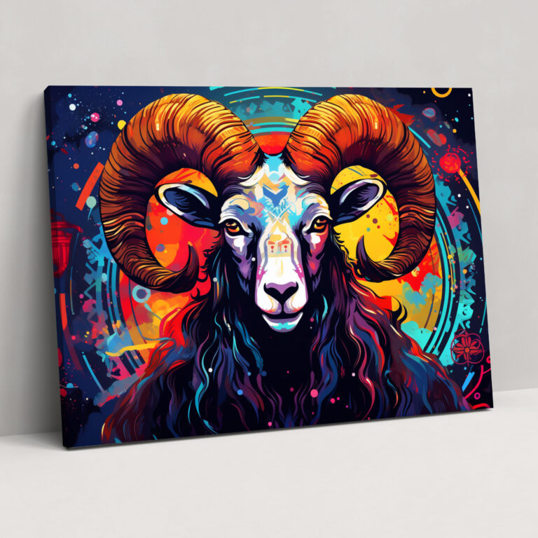 Horoscope Pop Art Zodiac Canvas Print - Horoscope, Canvas Wall Art, Canvas Print, Wall Decoration