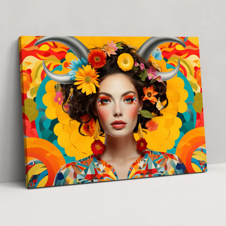 Horoscope Pop Art Collage Wall Art - Horoscope, Horoscope, Canvas, Canvas Wall Art