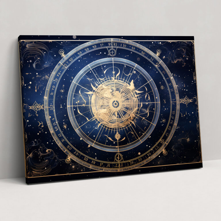 Horoscope Calligraphy Constellations Wall Art - Horoscope, Wall Art, Wall Decoration, Home Decoration