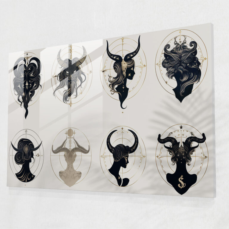 Horoscope Home Decoration - Horoscope, Horoscope, Glass Art, Modern Art