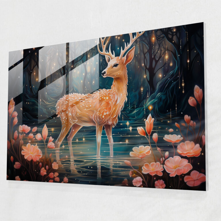Horoscope Glass Print - Horoscope, Wall Decoration, Zodiac Animals, Dreamy
