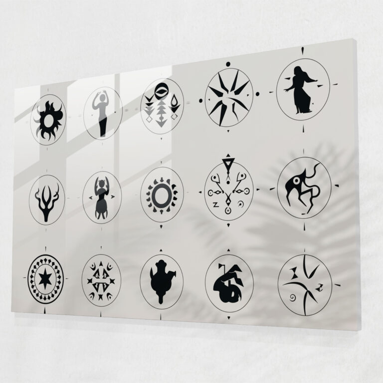 Horoscope Home Decoration - Horoscope, Zodiac Signs, Glass Wall Art, Wall Decoration