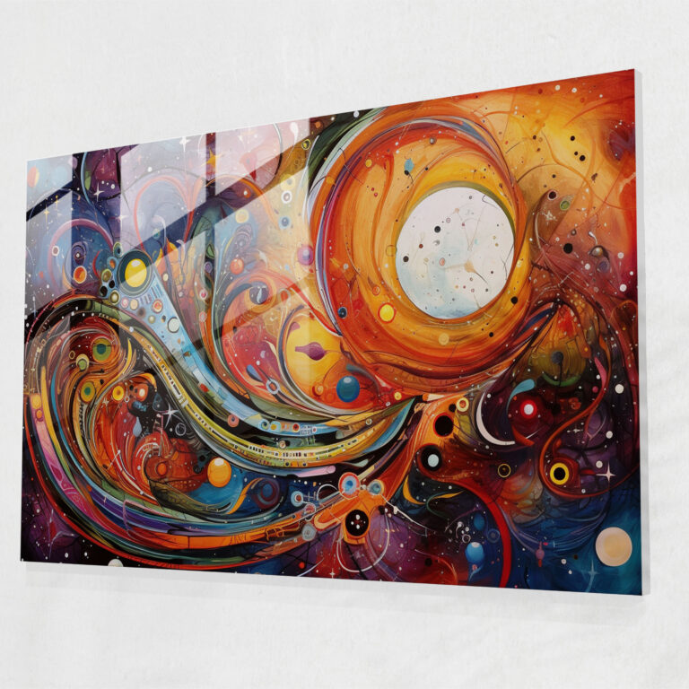Horoscope Glass Print - Horoscope, Vibrant, Colorful, Glass Wall Art