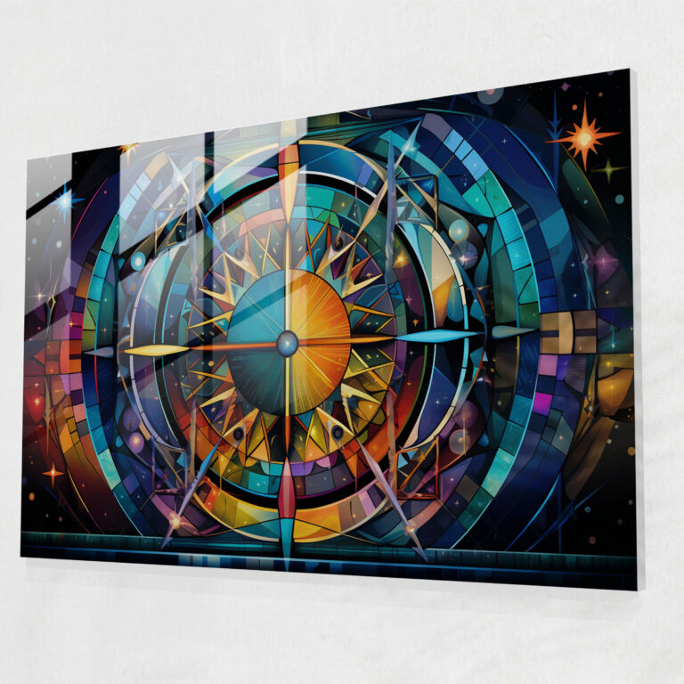 Astro Glass Print - Horoscope, Glass Wall Art, Glass Print, Abstract Astrology Artwork