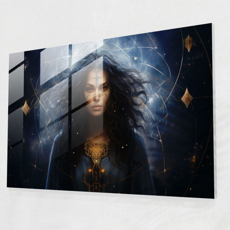 Ethereal Glass Print - Horoscope, Glass Wall Art, Home Decoration, Zodiac Signs