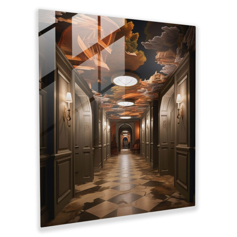 Enigmatic Dreams - Surreal Glass Print - Hotel, Glass Print, Glass Wall Art, Enigmatic Dreams