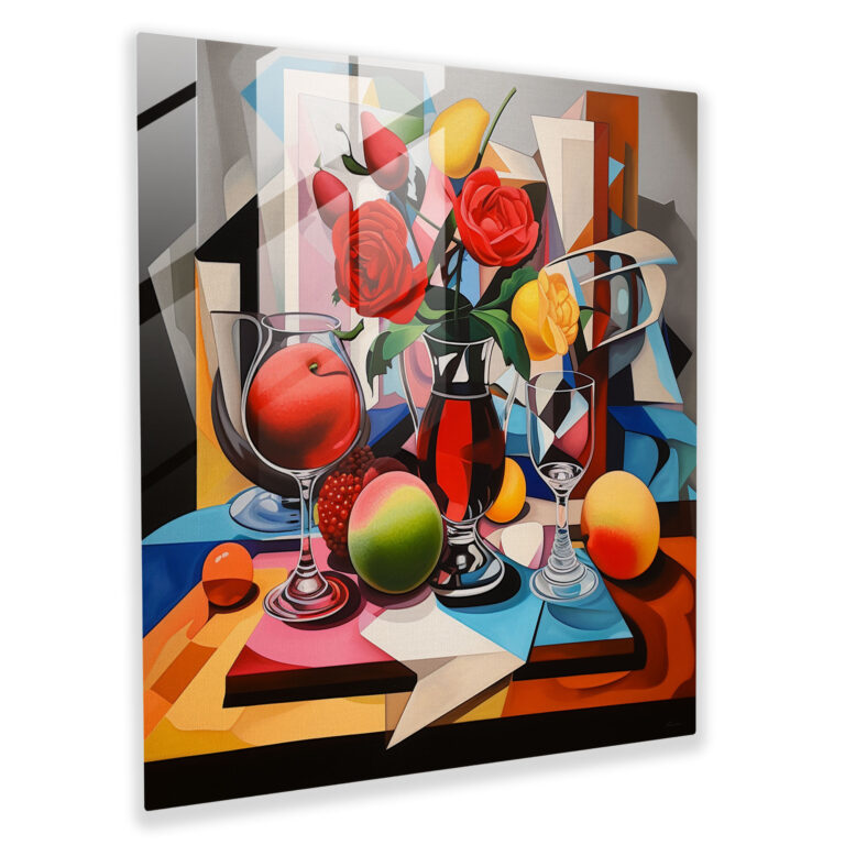 Cubist Fusion Glass Print