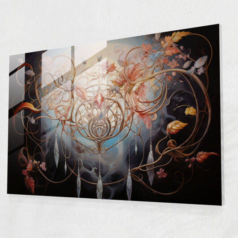 Ethereal Hypnosis Glass Wall Art - Hypnosis, Glass Wall Art, Magic, Wall Decoration