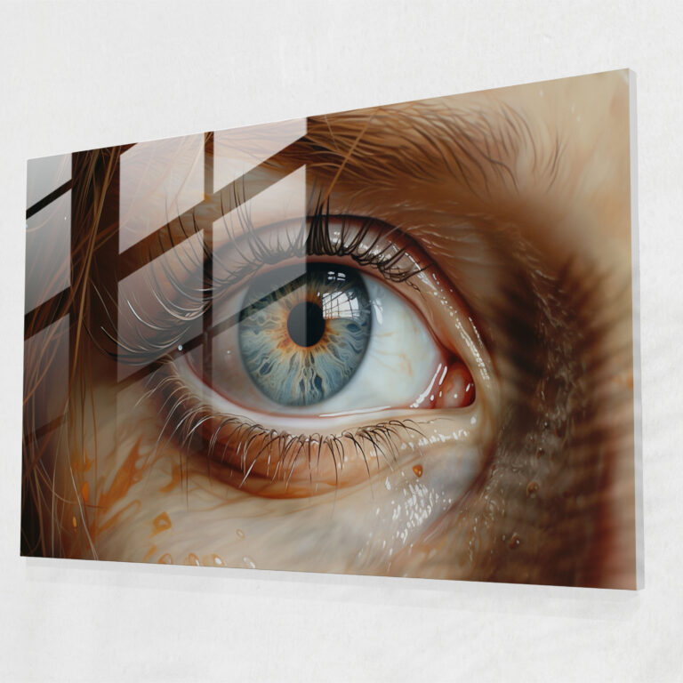 - Hypnosis, Hypnotic Portrait, Hypnosis, Glass Art