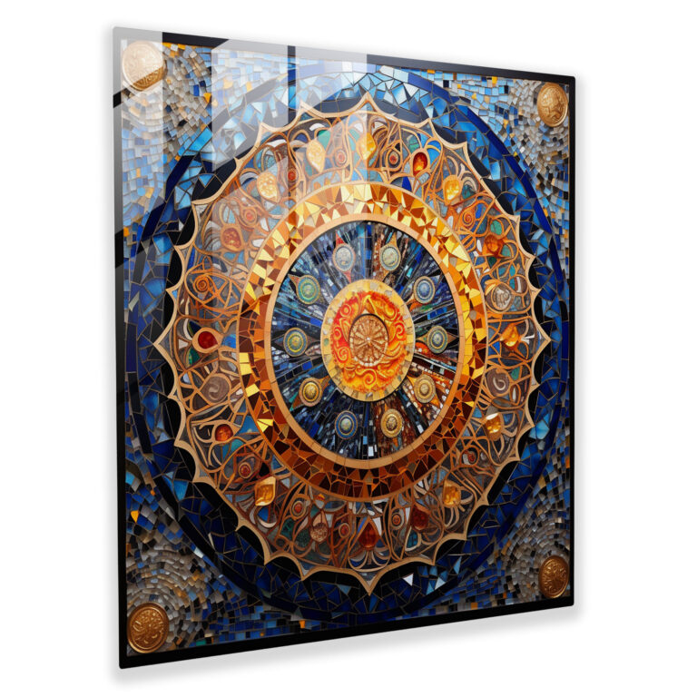 Holy Quran Glass Mosaic Art - Holy Quran, Spiritual Harmony, Holy Quran, Glass Art