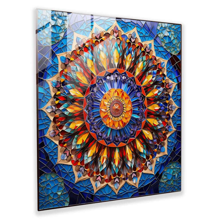 Holy Quran Mosaic Glass Print - Holy Quran, Holy Quran, Glass Print, Home Decoration