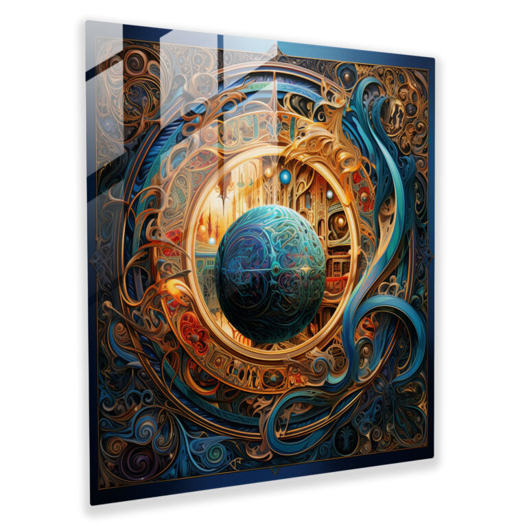 Holy Quran Traditional Glass Wall Art - Holy Quran, Home Decoration, Modern Art, Wall Decoration