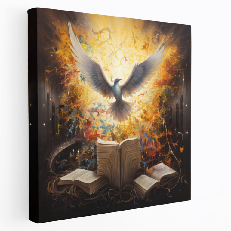 Holy Quran Abstract Canvas Print - Holy Quran, Wall Decoration, Home Decoration, Wall Art