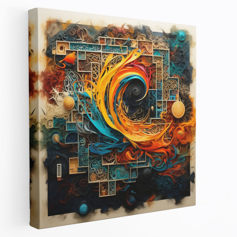 Holy Quran Canvas Print - Mixed Media Wall Art - Holy Quran, Canvas Wall Art, Wall Art, Canvas