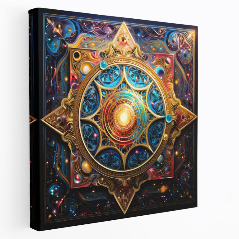 Illuminated Quran Wall Art - Holy Quran, Intricate, Canvas Print, Breathtaking