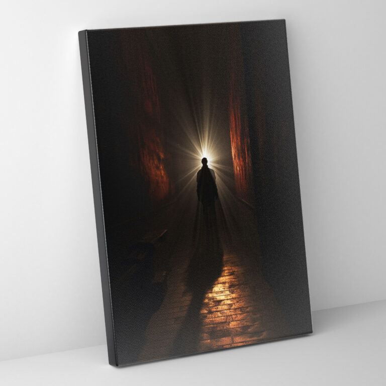 Horror Shadowy Figure Canvas Print - Horror, Spine-Tingling, Home Decoration, Horror