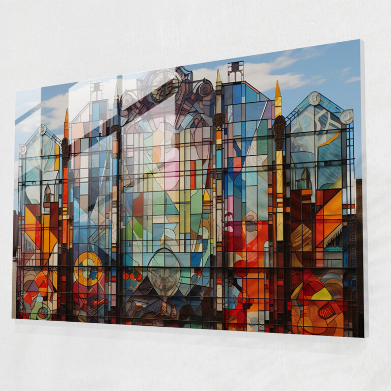Harlem Apollo Geometry Glass Print - Harlem, Glass Print, Modern Art, Wall Decoration