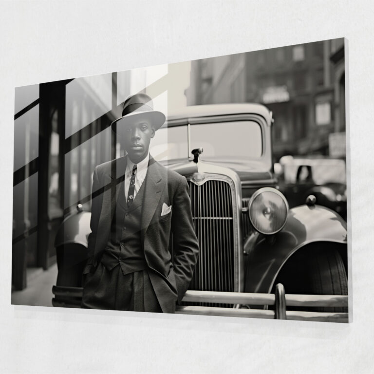 Harlem Glass Print - Iconic Renaissance Era - Harlem, Renaissance Era, Home Decoration, Glass Art