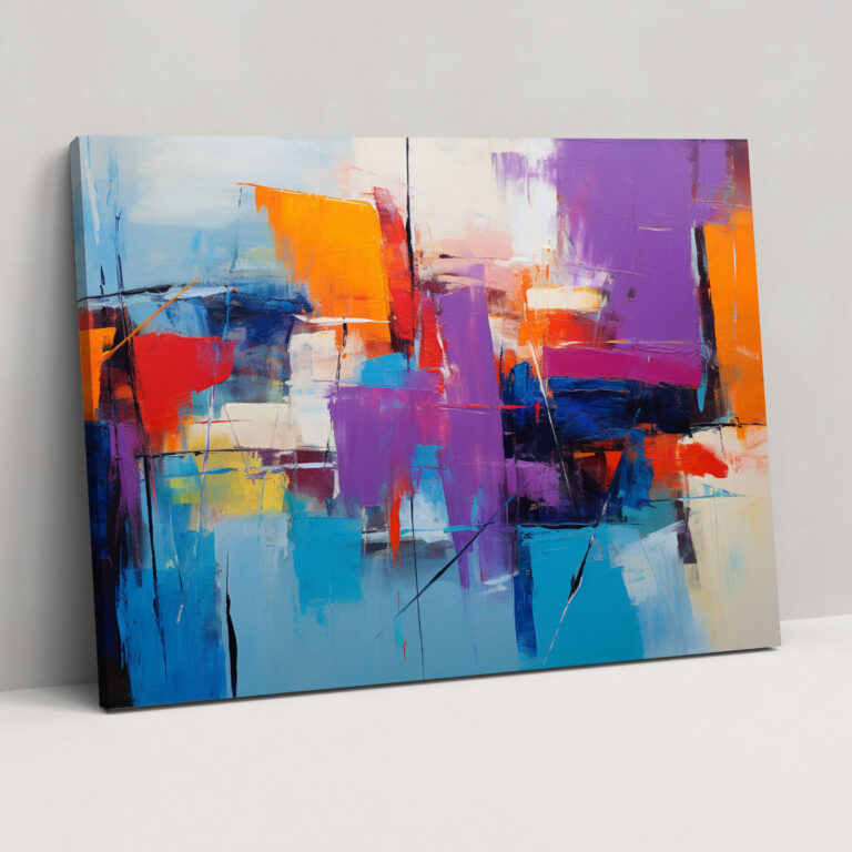Harlem Abstract Canvas Print - Harlem, Harlem, Wall Decoration, Canvas Wall Art