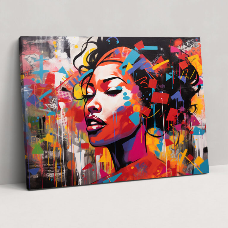 Harlem Graffiti Wall Art - Harlem, Wall Decoration, Bold Colors, Harlem