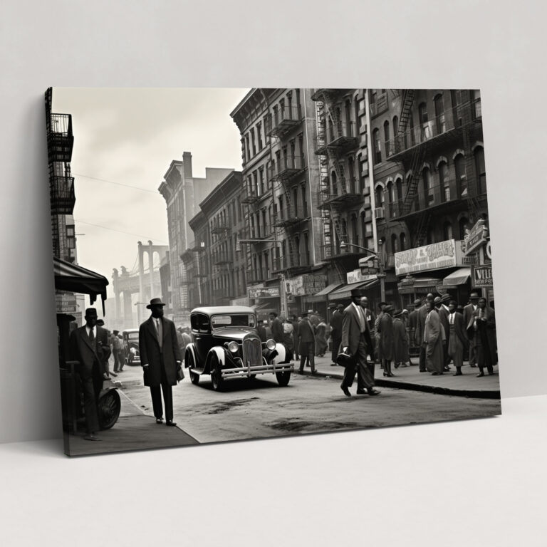 Harlem Renaissance Canvas Print - Harlem, Home Decoration, Canvas Print, Nostalgia