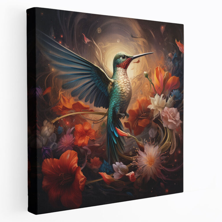 Hummingbird Wall Decoration - Hummingbird, Canvas Print, Canvas Wall Art, Otherworldly
