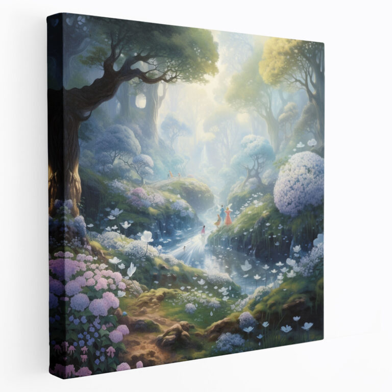 Enchanted Hydrangea Canvas Print - Hydrangea, Hydrangea, Wall Decoration, Canvas Print