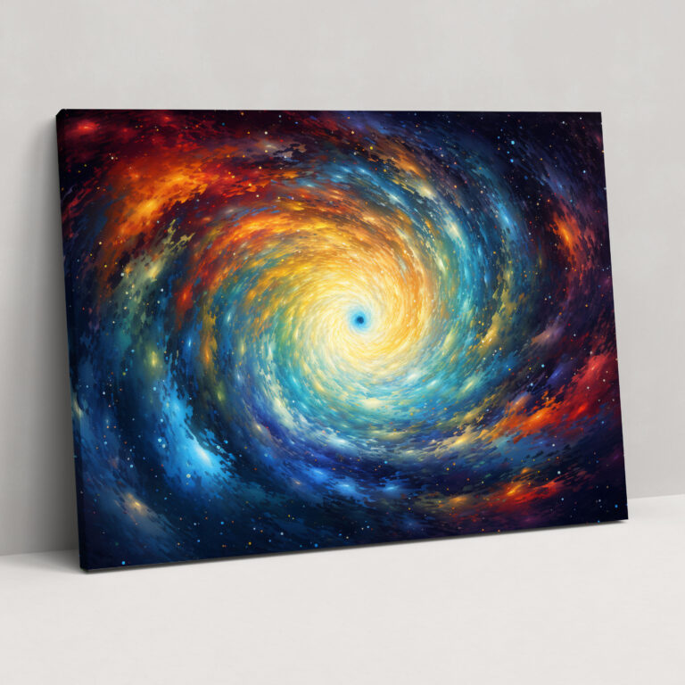 Stellar Hypnosis Canvas Print - Hypnosis, Wall Art, Hypnosis, Hypnotizing Spiral Galaxy