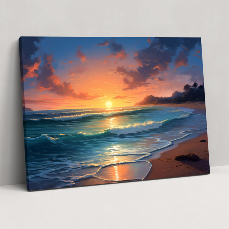 Hypnosis Canvas Print - Hypnosis, Serene Beach, Wall Art, Wall Decoration