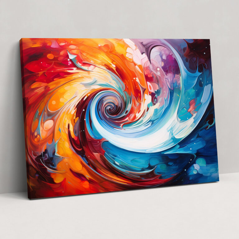 Hypnosis Canvas Print - Hypnosis, Abstract Painting, Canvas, Mesmerizing