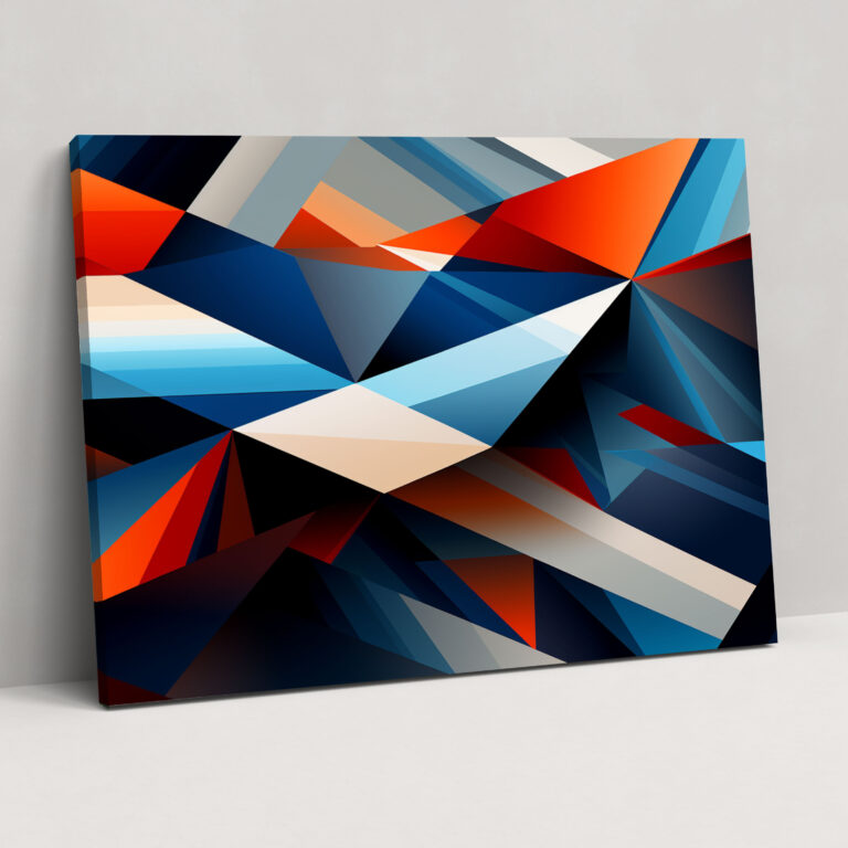Hypnosis Geometric Canvas Print - Hypnosis, Optical Illusion, Canvas, Geometric Abstract Art