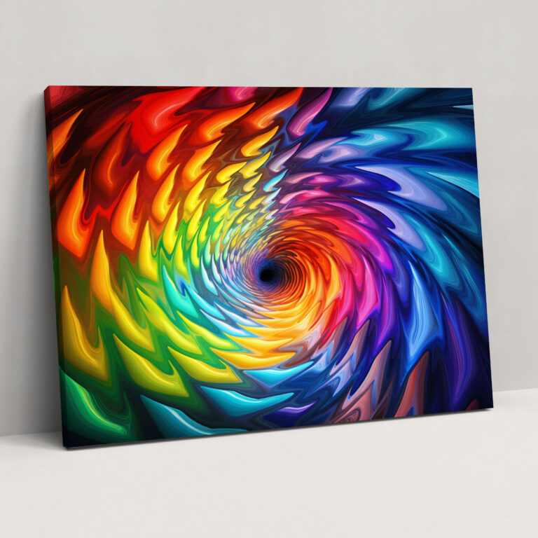 Hypnotic Trance Canvas Print - Hypnosis, Hypnotic Trance, Psychedelic Painting, Canvas Print