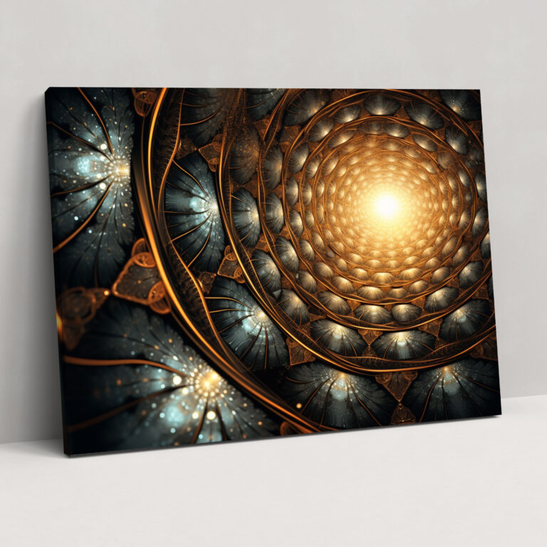 Hypnotic Fractal Canvas Print - Hypnosis, Canvas Print, Hypnosis, Intricate Art