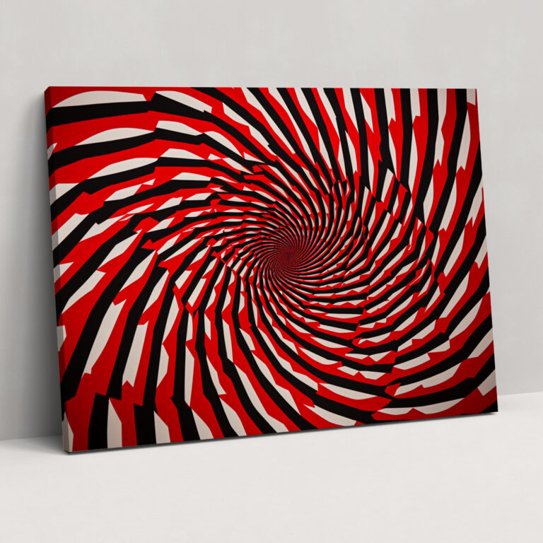 Center Stage Hypnotic Canvas Print - Hypnosis, Classic Symbol, Mesmerism, Wall Art