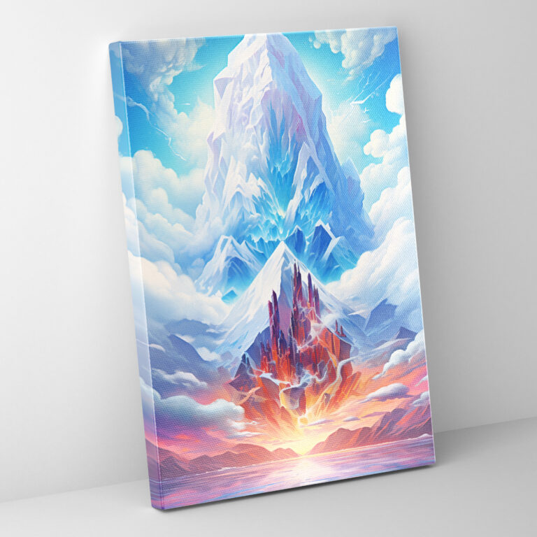 Iceberg Wall Decoration - Iceberg, Floating Iceberg, Canvas, Wall Decoration