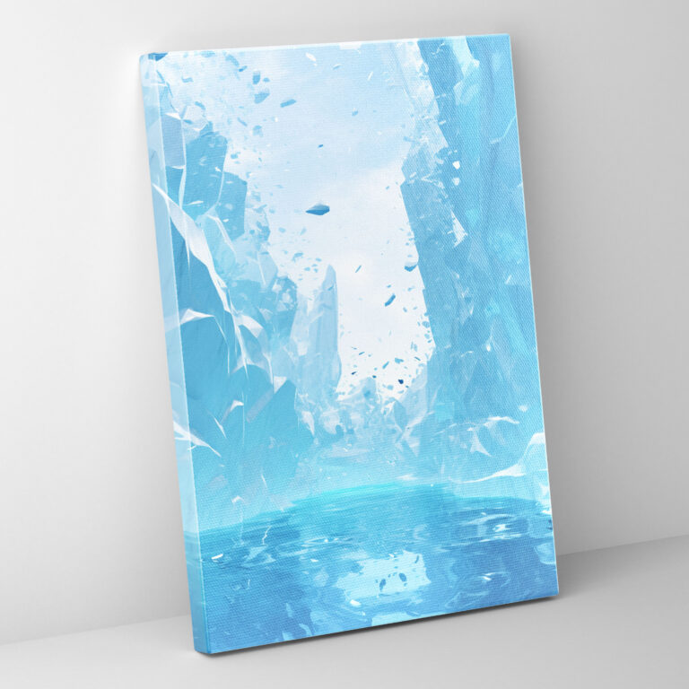 Iceberg Canvas Wall Art - Iceberg, Canvas Print, Digital Art, Canvas Wall Art