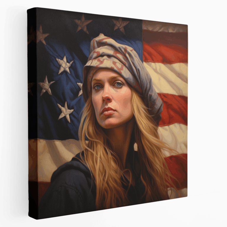 Canvas Painting: Icon of Freedom