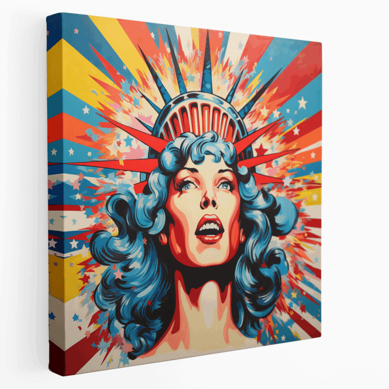 Canvas Painting: Pop Art Revolution