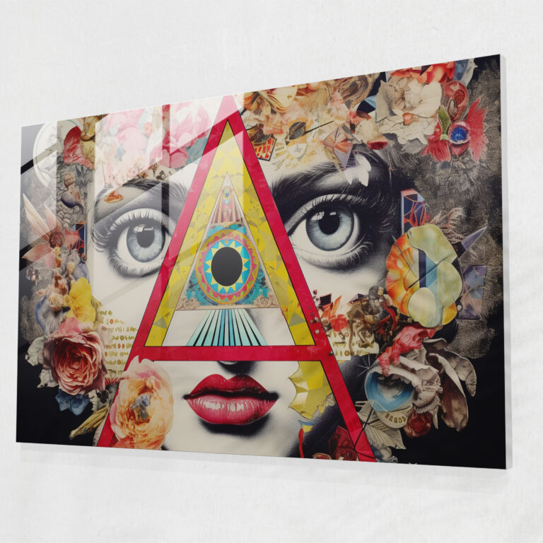 Illuminati Contemporary Glass Wall Art - Illuminati, Glass Wall Art, Illuminati, Glass Print
