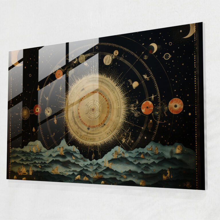 Esotericism Home Decoration - Illuminati, Esoteric Symbols, Hidden Constellations, Modern Art