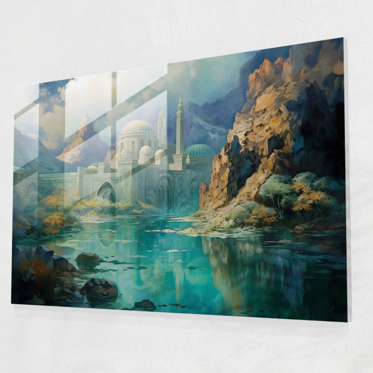 Esotericism Glass Wall Art - Whispers Of Ancients - Illuminati, Ancient Secrets, Sacred Sites, Glass Art