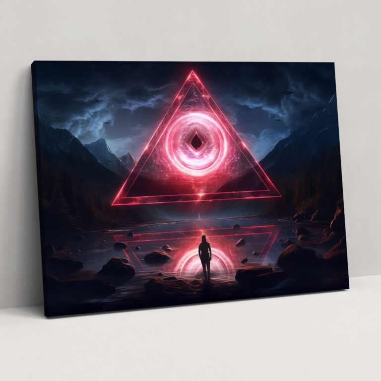 Illuminati Canvas Print - Illuminati, Surreal, Digital Art, Home Decoration