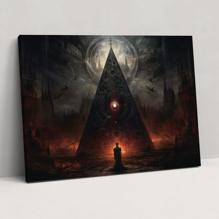 Illuminati Wall Decoration - Illuminati, Home Decoration, Canvas Wall Art, Canvas